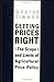Getting Prices Right by C. Peter Timmer