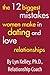 12 Biggest Mistakes Women Make in Dating and Love Relationships by Lyn Kelley