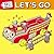 Let's Go (Fisher Price Block Board Book)