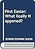 First Easter: What Really Happened?