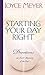 Starting Your Day Right by Joyce Meyer