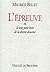 L'Epreuve: ou le petit livre de la divine douceur