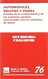 Automóviles , delitos y penas . Estudio de la criminalidad y de las sanciones penales relacionadas con los vehiculos a motor