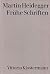 Gesamtausgabe, Abteilung I: Veröffentlichte Schriften, 1910-76, Band 01: Frühe Schriften