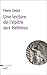 UNE LECTURE DE L'EPITRE AUX HEBREUX by Pierre GRELOT PIERRE