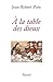 À La Table Des Dieux