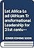 Let Africa Lead (African Tr...
