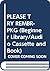 PLEASE TRY REMBR-PKG (Beginner Library/Audio Cassette and Book)