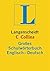 Langenscheidts Grosses Schulwörterbuch Englisch Deutsch