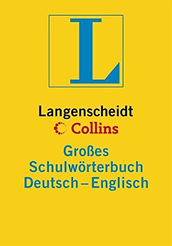 Langenscheidts Grosses Schulwörterbuch Deutsch Englisch (Hardcover)