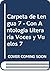 Carpeta de Lengua 7 - Con Antologia Literaria Voces y Vuelos 7 (Spanish Edition)