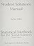 Student Solutions Manual fo...