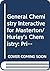 General Chemistry Interactive CD-ROM for Masterton/Hurley’s Chemistry: Principles and Reactions, 5th
