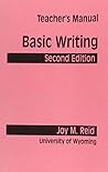 Basic Writing: Teacher's Manual Basic Writing: Teacher's Manual