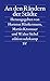 An den Rändern der Städte. by Hartmut Häußermann