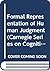 Formal Representation of Human Judgment (Carnegie Series on Cognition)