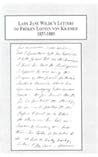 Lady Jane Wilde's Letters to Froken Lotten Von Kraemaer, 1857-1885