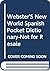 Webster'S New World Spanish...