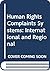 Human Rights Complaints Systems: International and Regional: International and Regional
