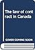 The law of contract in Canada