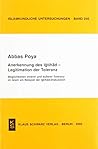 Anerkennung des Igtihad-Legitimation der Toleranz: Möglichkeiten innerer und äußerer Toleranz im Islam am Beispiel der Igtihad-Diskussion Anerkennung des Igtihad-Legitimation der Toleranz: Möglichkeiten innerer und äußerer Toleranz im Islam am Beispiel der Igtihad-Diskussion