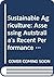 Sustainable Agriculture: As...