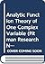 Analytic Functions Theory of One Complex Variable by Chung-Chun Yang