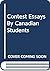 Contest Essays By Canadian Students