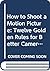 How to Shoot a Motion Picture: 12 Golden Rules for Better Camerawork (Macmillan Books for Movie Makers)