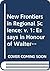 New Frontiers in Regional Science: Essays in Honour of Walter Isard: v. 1