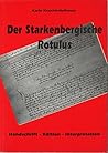 Der Starkenbergische Rotulus. Handschrift - Edition - Interpretation.