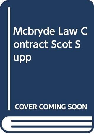 Mcbryde Law Contract Scot Supp