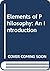 Elements of Philosophy: An Introduction