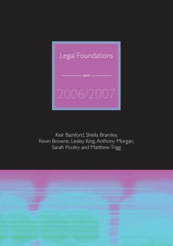 Legal Foundations (Paperback)