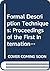Formal Description Techniques by Kenneth J. Turner