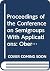 Proceedings of the Conferen...
