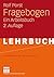 Fragebogen: Ein Arbeitsbuch
