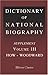 Dictionary of National Biog...
