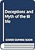 Deceptions and Myth of the Bible