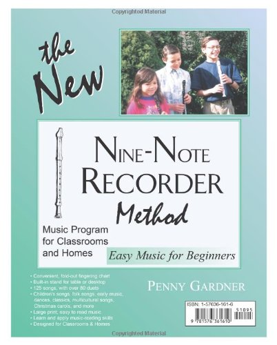 The New Nine-Note Recorder Method Book (Spiral-bound)