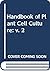 Handbook of Plant Cell Cult...