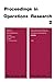 Vorträge der Jahrestagung 1972 DGOR / Papers of the Annual Me... by H. Jacob