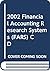 2002 Financial Accounting Research Systems (FARS) CD by Financial Accounting Standa...