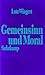 Gemeinsinn und Moral: Grund...