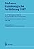 Gießener Gynäkologische Fortbildung 1997: 20. Fortbildungskurs für Ärzte der Frauenheilkunde und Geburtshilfe (German Edition)