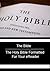 The Bible - The Holy Bible Formatted for Your eReader by Anonymous