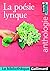 La Poésie Lyrique by Christine Chollet