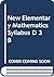 New Elementary Mathematics Syllabus D 3B