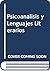 Psicoanalisis y Lenguajes Literarios (Spanish Edition)