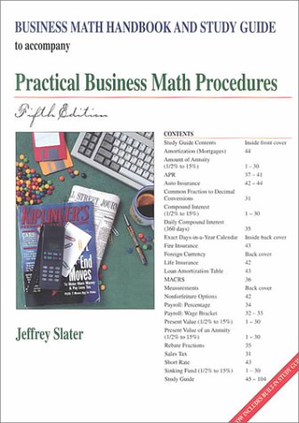 Business Math Handbook and Study Guide To Accompany Practical Business Math Procedures (Paperback)